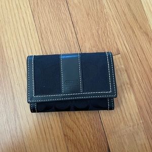 Black coach wallet